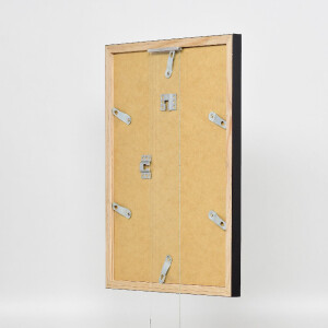 Фотопастка з деревяним профілем 48, чорного кольору, 25x60 см, з антибликовим склом