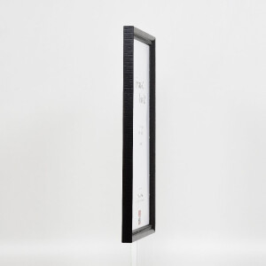 Фотопастка з деревяним профілем 48, чорного кольору, 25x60 см, з антибликовим склом