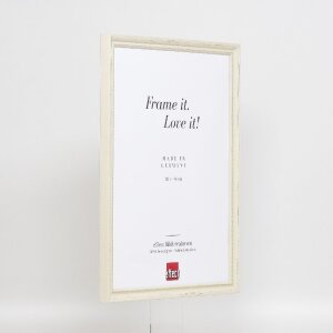 Дерев’яний рама профіль 48, білий, 50x50 см, з антибликовим склом