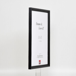 Рамка з дерева профіль 48 чорна 50x60 см з протитінним склом