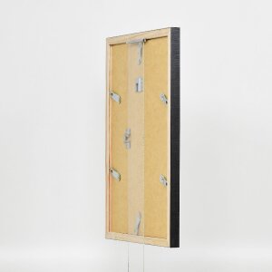 Effect Holzrahmen Profil 48 silber 50x60 cm Antireflexglas