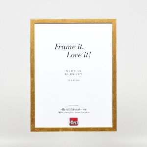 Effect Holzrahmen Profil 51 antikgold 7x10 cm Antireflexglas
