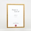 Effect Holzrahmen Profil 51 antikgold 7x10 cm Antireflexglas