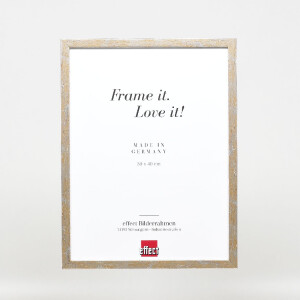 Фоторамка з дерев’яного профілю 51, антик-срібло, 18x32 см