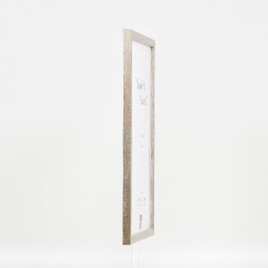 Effect Holzrahmen Profil 51 antiksilber 25x60 cm