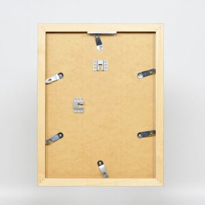 Эффектная деревянная фоторамка профиль 52 цвета дуба 18x24 см антибликовое стекло