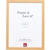 Деревяна рамка з дубу 25x60 см, профіль 54, з антибликовим склом
