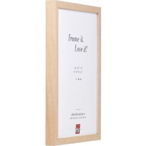 Фото рамка з натурального дерева, профіль 54, калієвий дуб, 30,5x91,5 см, антибликове скло