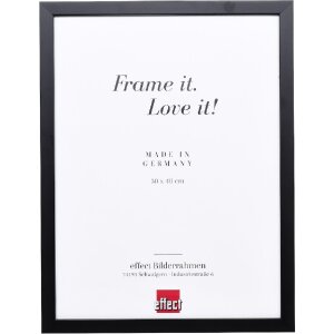 Effect 0581-1010-03 Holzrahmen Profil 58 Schwarz 10x10 cm...