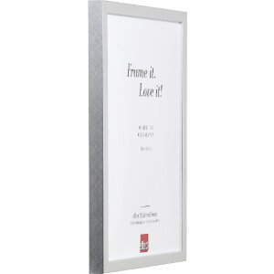 Effect Holzrahmen Profil 58 silber 50x65 cm
