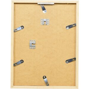 Effect Holzrahmen Profil 58 weiß 50x70 cm mit Antireflexglas