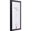 effect Holzrahmen Profil 58 Schwarz 70x70 cm mit Antireflexglas