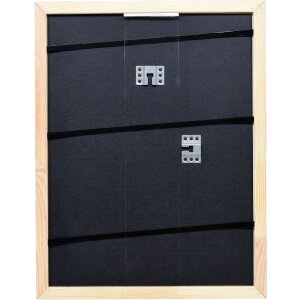 Effect Holzrahmen Profil 67 Schwarz 50x50 cm mit Antireflexglas