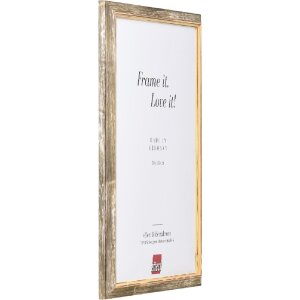 Effect Holzrahmen Profil 67 braun 50x65 cm mit Antireflexglas