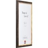 Effect Holzrahmen Profil 67 dunkelbraun 60x80 cm mit Antireflexglas
