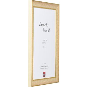 Effect Holzrahmen Profil 68 elfenbein 30x45 cm mit Antireflexglas