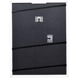 Деревяна рамка «Ефект» з профілем 74, біла, 20x25 см, з антибликовим склом