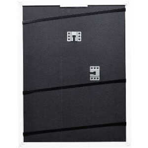 Effect Holzrahmen Profil 74 weiß 50x60 cm mit Antireflexglas