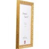 Effect Holzrahmen Profil 75 Barockstil Gold 60x60 cm mit Antireflexglas