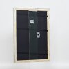 Эффектная деревянная фоторамка профиль 85 серебро 20x28 см антибликовое стекло