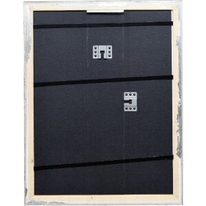 Effect Holzbilderrahmen Profil 86 Barock 50x65 cm silber