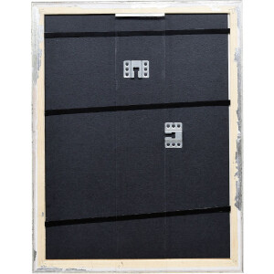 Фотопастка з бароковим дерев’яним обрамленням 10,5x14,8 см, срібляста