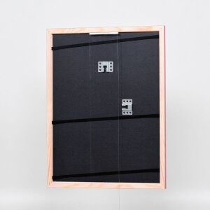 Эффектная деревянная рамка профиль 89 фиолетовый 21x28 см антибликовое стекло