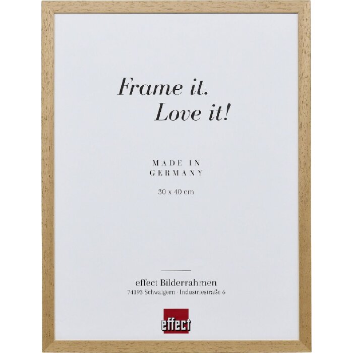 Effect Holzrahmen Profil 2330 Eiche 15x20 cm mit Antireflexglas