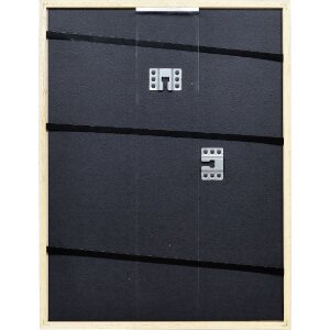 Деревяна рамка Effect Profil Top S сріблястого кольору 40x60 см з антибликовим склом