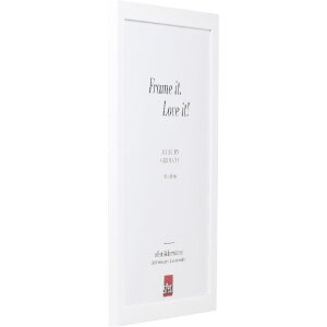 Ефектний деревяний рамка Profil Top Pro білий 20x25 см з антибликовим склом