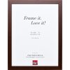 Ефектна деревяна рамка Top Pro коричневого кольору 21x29,7 см з антиблисковим склом