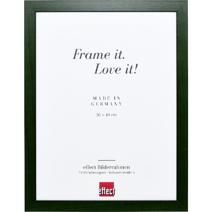 Effect Holzrahmen Profil Top Pro tannengrün 23x70 cm Antireflexglas