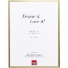 Алюмінієва рамка A1, серія 2, золота, антиблискове скло, для пожежної безпеки 21x28 см