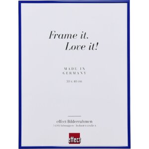 Ефектна пластикова рама з акриловим склом Art blue 20x20 см