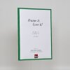 Ефектна пластикова рама з акрилового скла арт-зеленого кольору 25x35 см