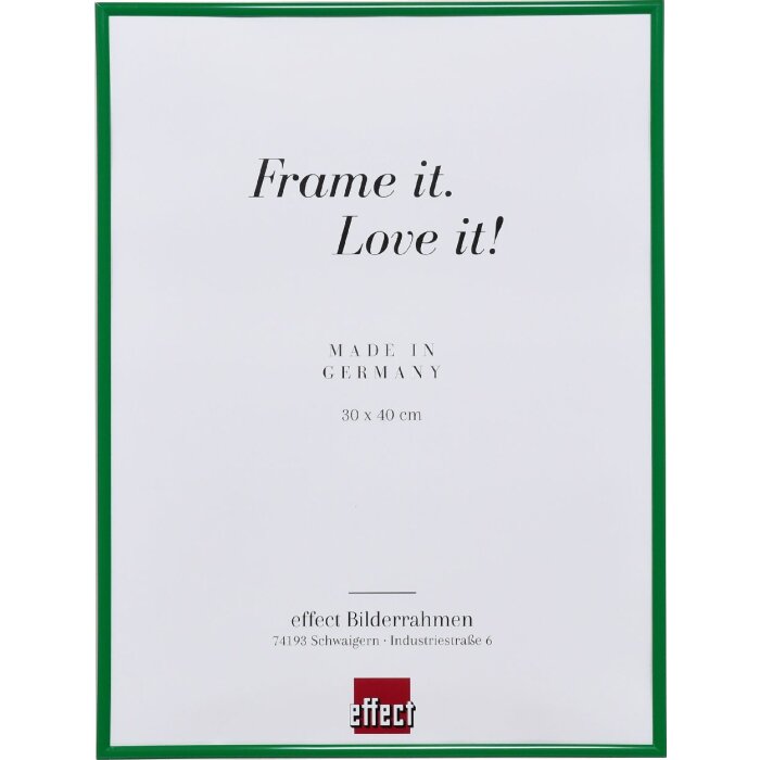 Эффектная пластиковая рама Art green 35x100 см акриловое стекло