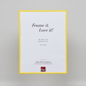 Ефектна пластикова рама Арт жовтий 50x60 см акрилове скло