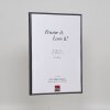 Ефектна пластикова рама Арт антрацит 50x65 см акрилове скло