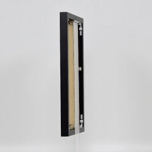 Эффектная алюминиевая фоторамка Quadro 20x25 см черное акриловое стекло