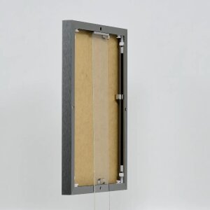 Эффектная алюминиевая фоторамка Quadro 20x25 см античное серебро акриловое стекло