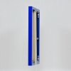 Эффектная алюминиевая фоторамка Quadro 25x35 см синее акриловое стекло