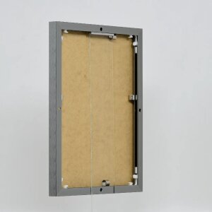 Эффектная алюминиевая фоторамка Quadro 25x35 см античное серебро акриловое стекло