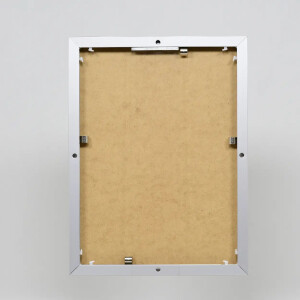 Эффектная алюминиевая фоторамка Quadro 25x60 см серебро акриловое стекло МДФ полая камера
