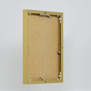 Эффектная алюминиевая фоторамка Quadro 25x60 см золото акриловое стекло