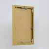 Эффектная алюминиевая фоторамка Quadro 30x30 см золото акриловое стекло