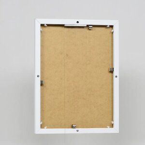 Ефектна алюмінієва фоторамка Quadro 30x40 см з білого акрилового скла