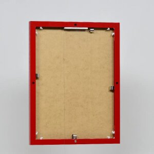 Ефектна алюмінієва фоторамка Quadro 30x40 см з червоного акрилового скла