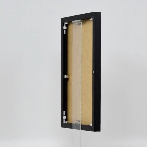 Ефектна алюмінієва фоторамка Quadro 30x40 см з чорним акриловим склом