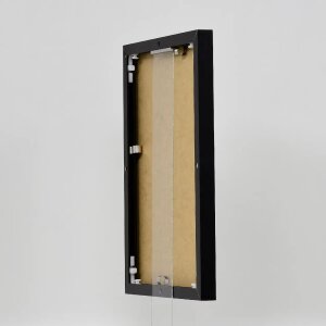 Ефектна алюмінієва фоторамка Quadro 30x40 см, чорне глянцеве акрилове скло