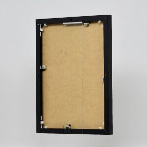 Ефектна алюмінієва фоторамка Quadro 30x40 см, чорне глянцеве акрилове скло
